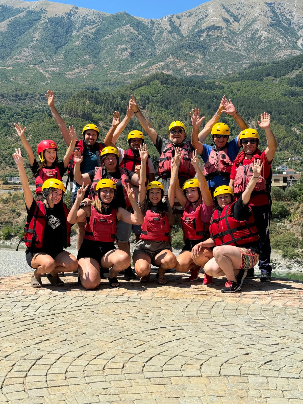 Best Rafting in Europe: Why Albania's Vjosa River Tops the List (2026) 2 Best rafting in Europe group navigating rapids on the wild Vjosa River Albania